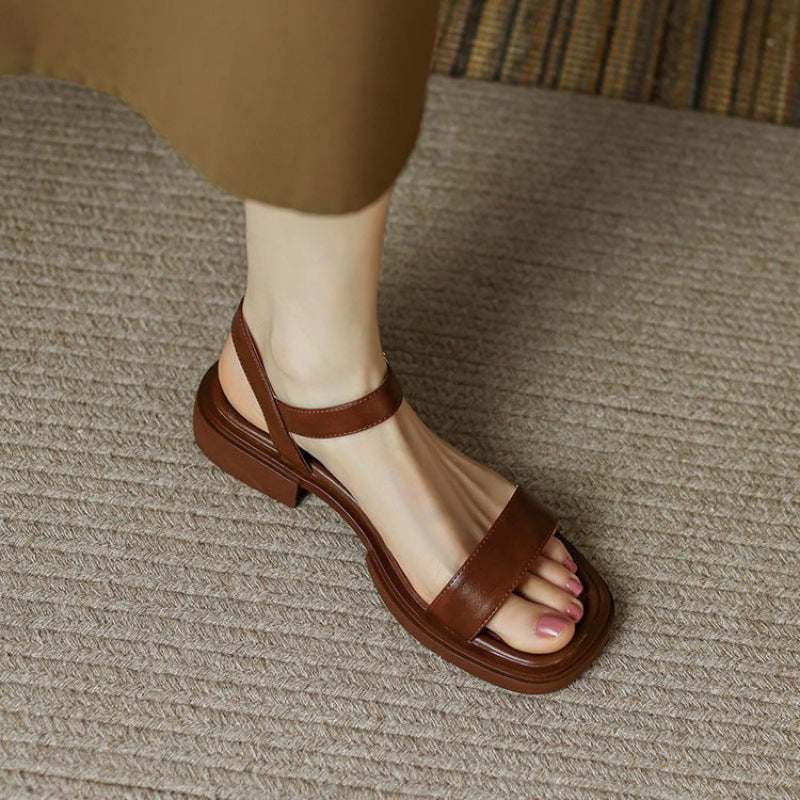 Sophie | Dames Sandalen met Lage Hak en Verstelbare Gesp voor Zomer 3