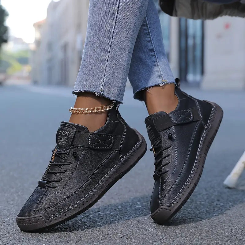 Sophie | Dames Witte Sneakers met Platform en Veters voor Zomer 2