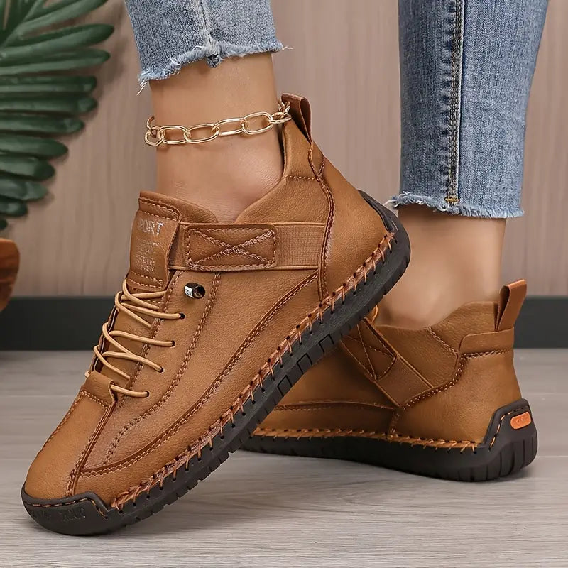 Sophie | Dames Witte Sneakers met Platform en Veters voor Zomer 4