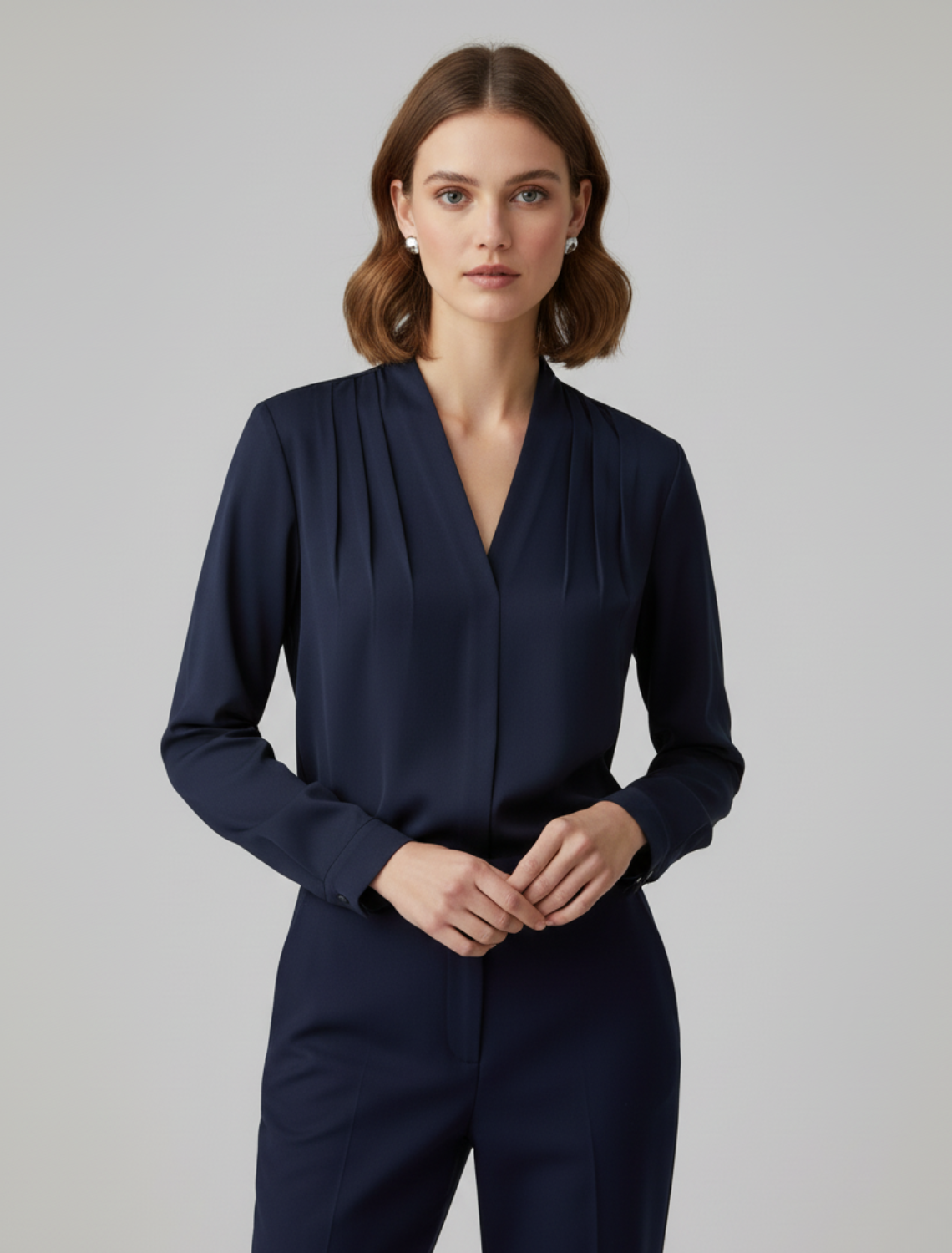 Sophie | Damesblouse met Pofmouwen en Aangepaste Taille voor Zomer 1