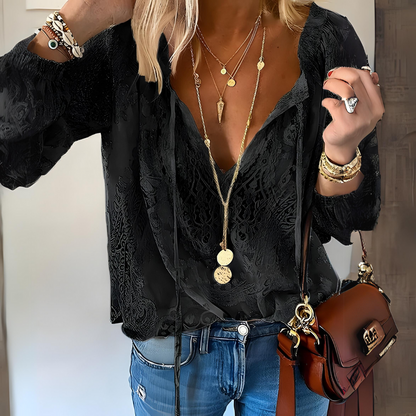 Sophie | Elegante Boho V-hals Blouse voor Dames 2