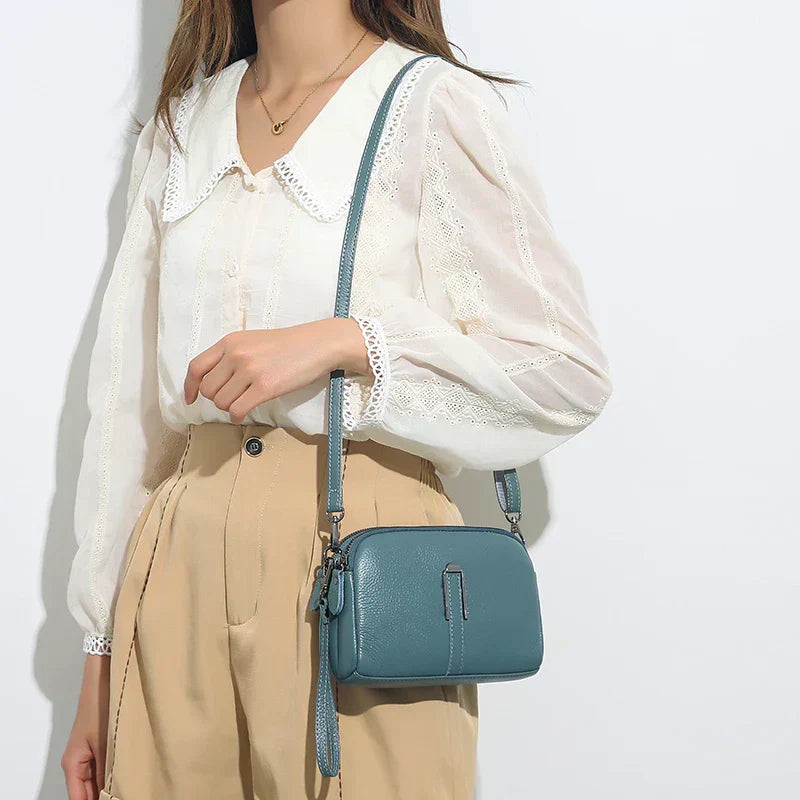 Sophie | Elegante Leren Schoudertas Dames met Verstelbare Riem voor Zomeruitstapjes 2