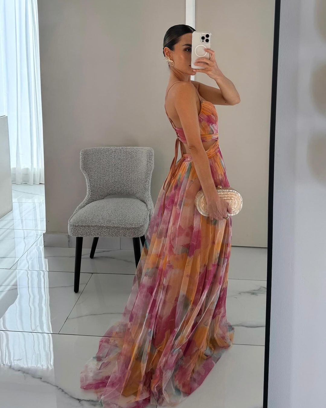 Sophie | Elegante Maxi Jurk Met Bloemenprint Voor Dames Zomer 1