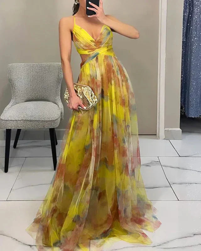 Sophie | Elegante Maxi Jurk Met Bloemenprint Voor Dames Zomer 4
