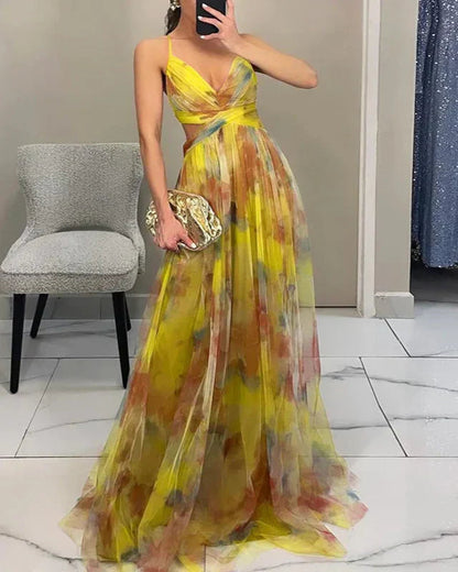 Sophie | Elegante Maxi Jurk Met Bloemenprint Voor Dames Zomer 4