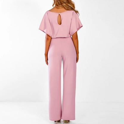 Sophie | Feestelijke Jumpsuit Dames met Wijde Pijpen in Zwart 7
