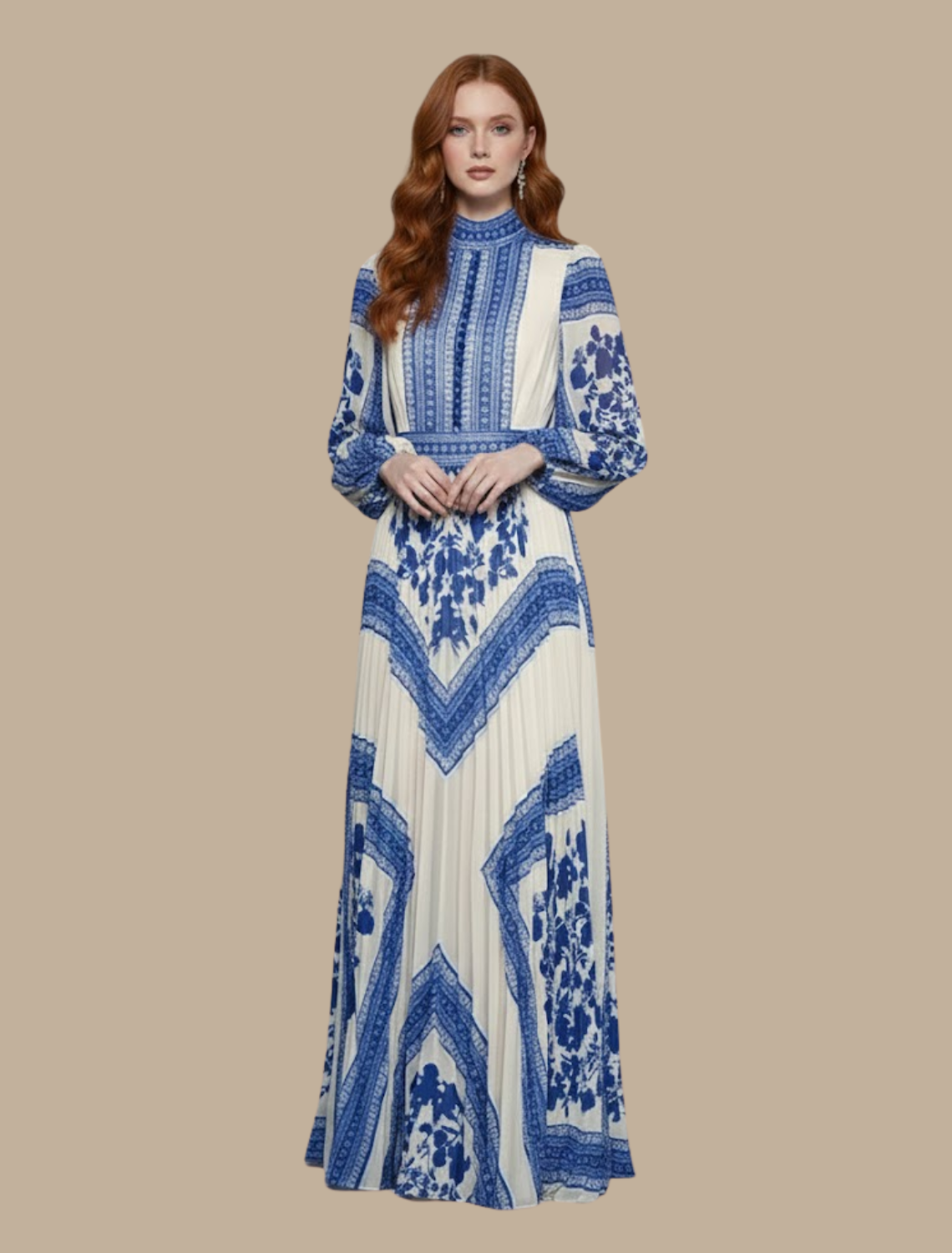 Sophie | Geplooide Maxi-Aanavondjurk voor Dames 2