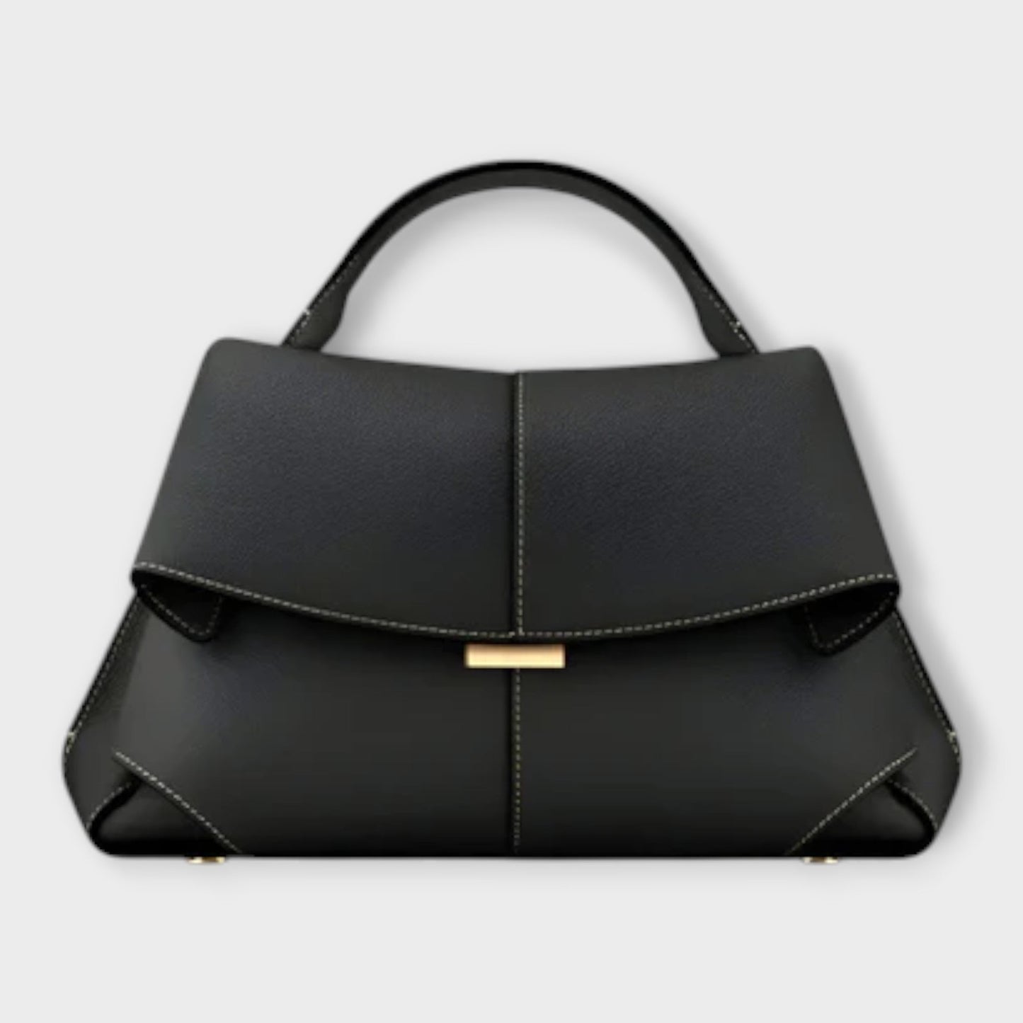 Sophie | Gestructureerde Handtas Dames met Elegante Accenten en Verfijnde Klepdetails 1
