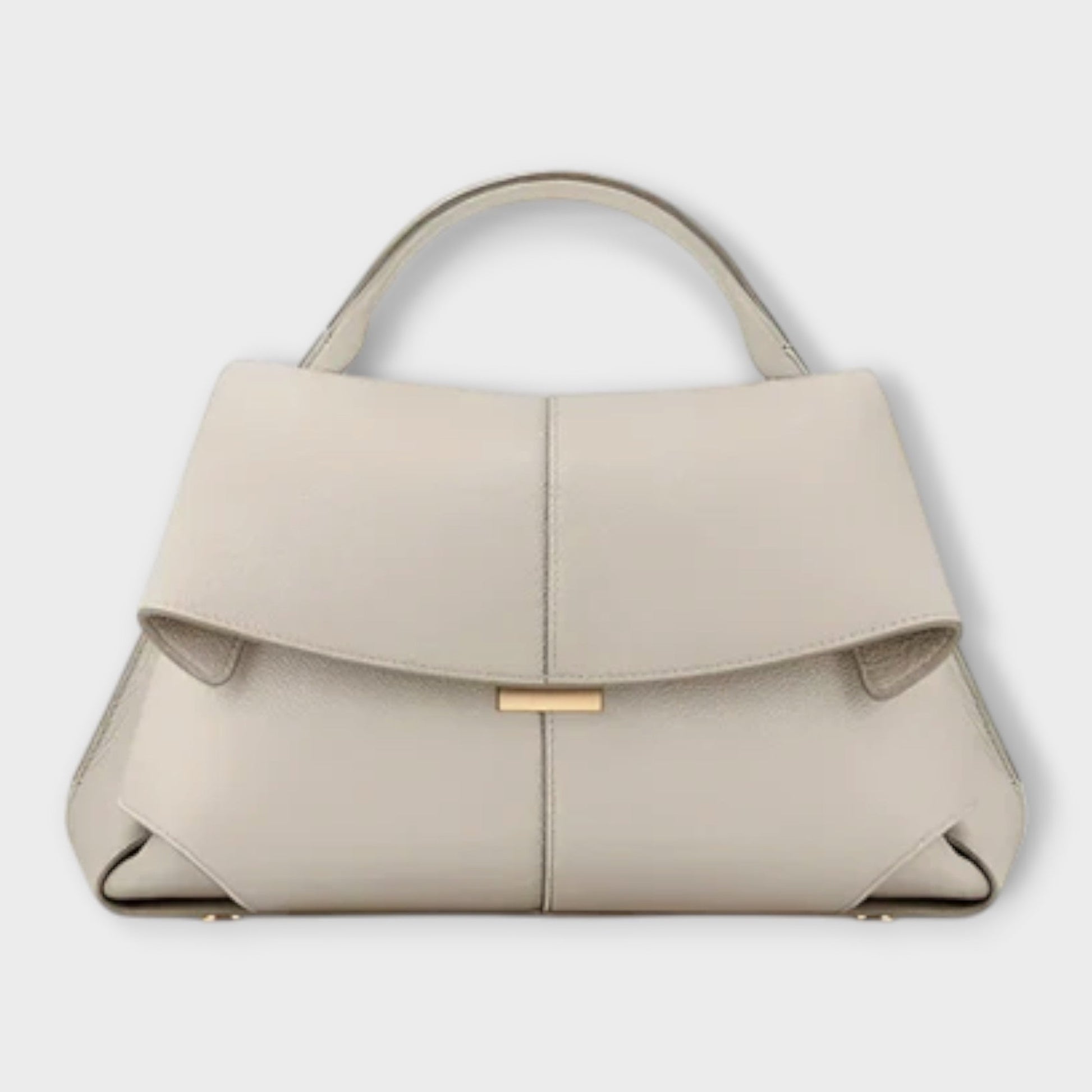 Sophie | Gestructureerde Handtas Dames met Elegante Accenten en Verfijnde Klepdetails 2