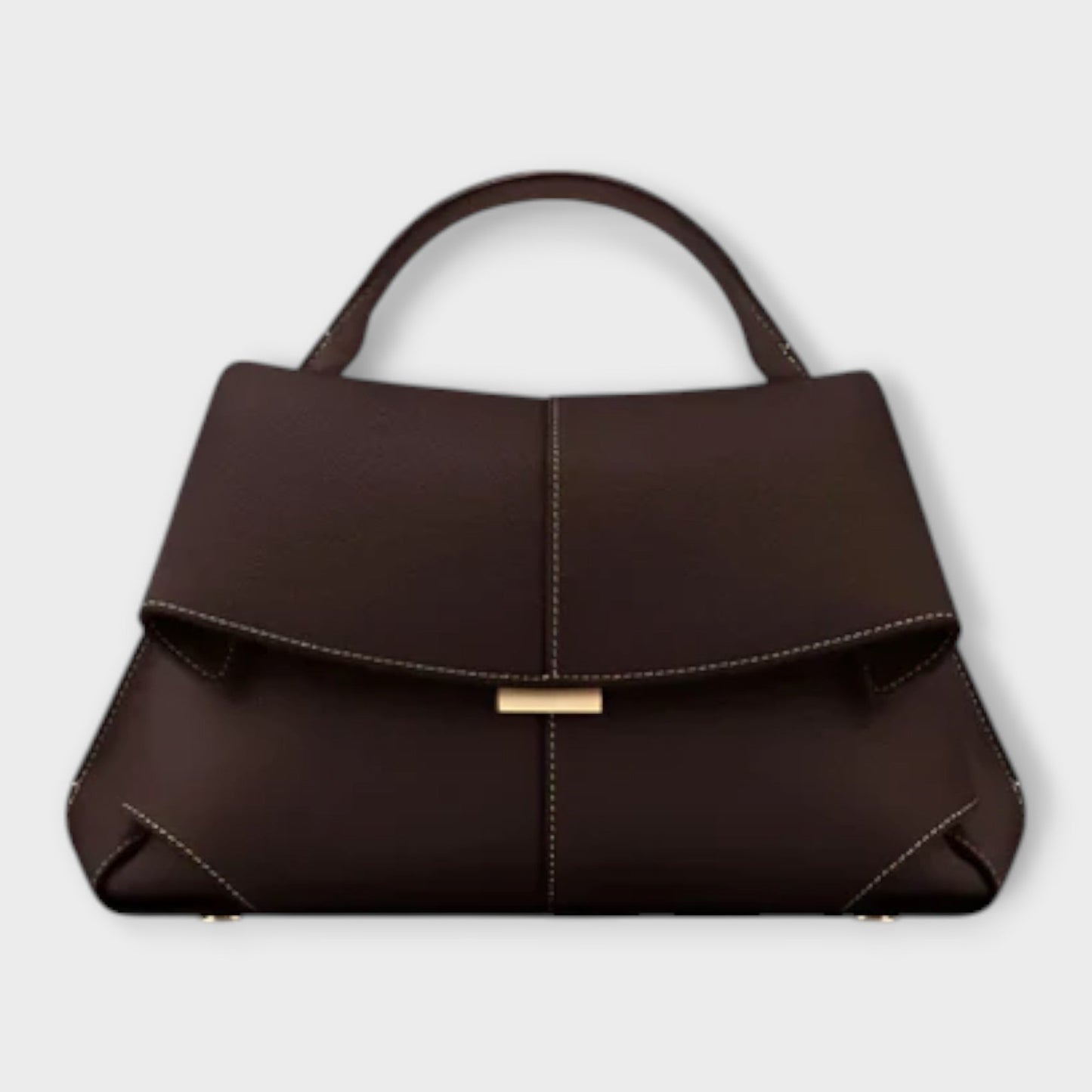 Sophie | Gestructureerde Handtas Dames met Elegante Accenten en Verfijnde Klepdetails 3