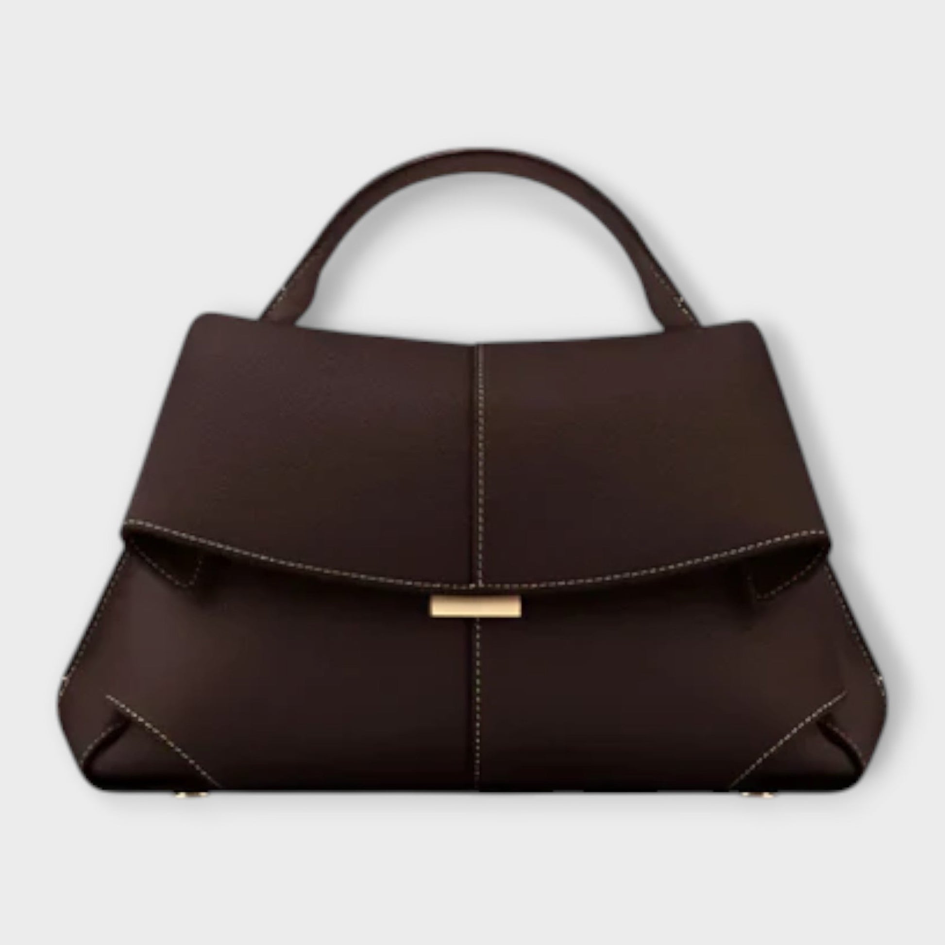 Sophie | Gestructureerde Handtas Dames met Elegante Accenten en Verfijnde Klepdetails 3