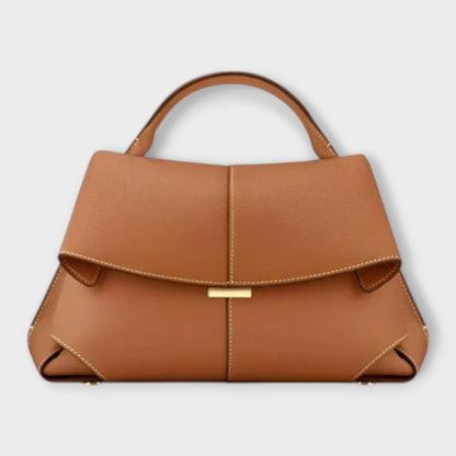 Sophie | Gestructureerde Handtas Dames met Elegante Accenten en Verfijnde Klepdetails 4