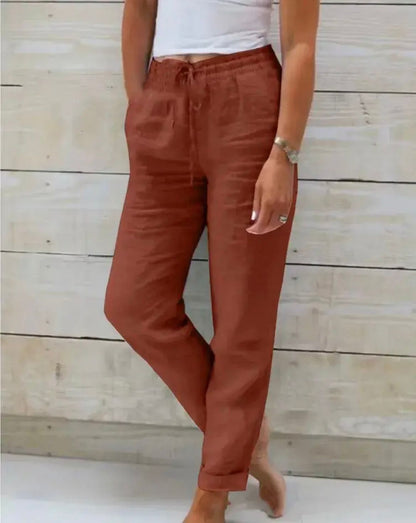 Sophie | Hoge Taille Broek voor Dames met Losvallende Pasvorm 4