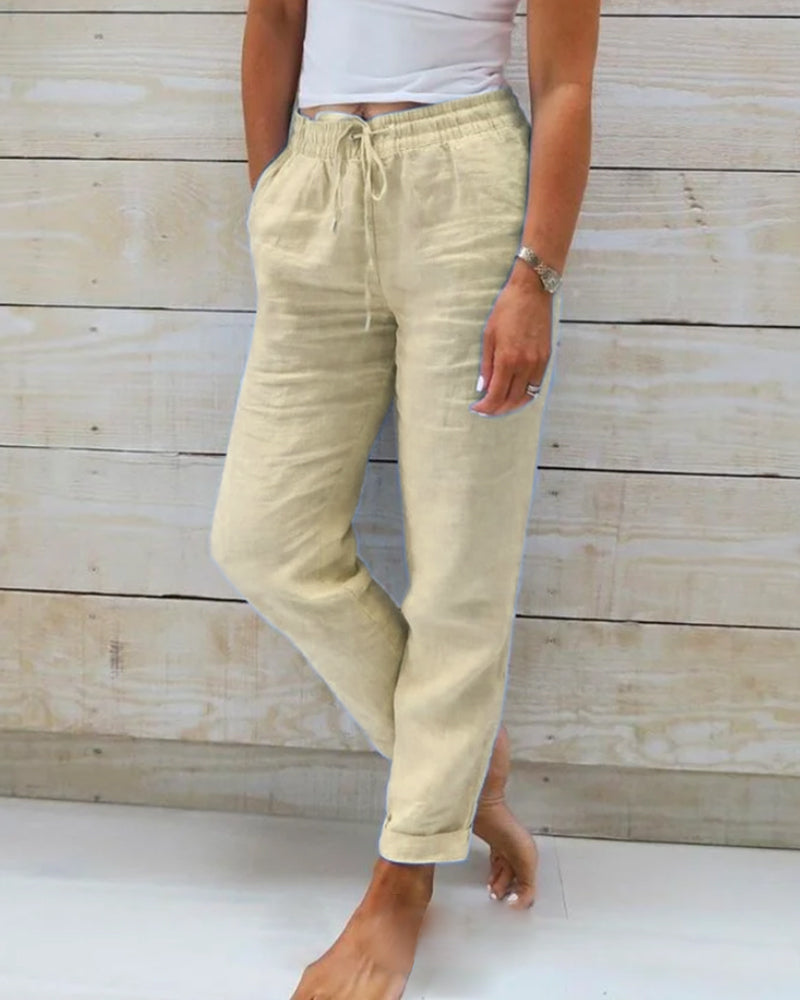 Sophie | Hoge Taille Broek voor Dames met Losvallende Pasvorm 5