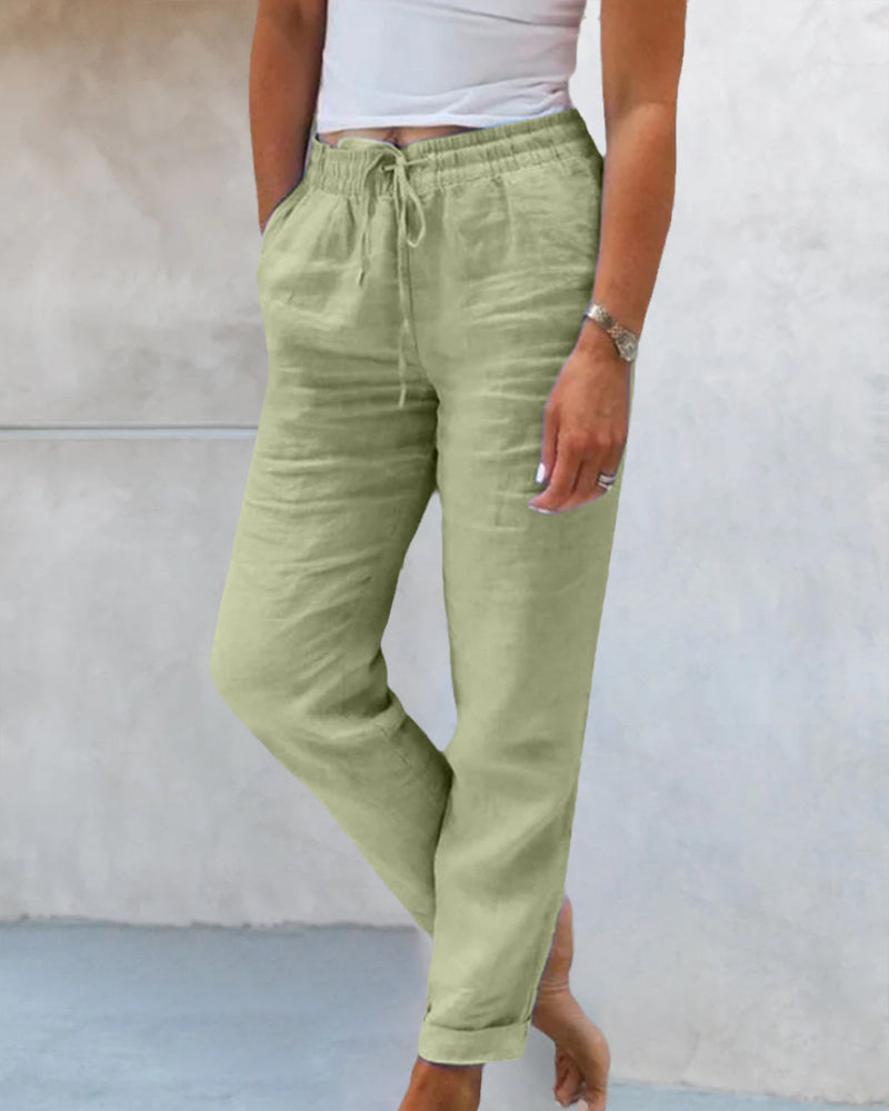 Sophie | Hoge Taille Broek voor Dames met Losvallende Pasvorm 6