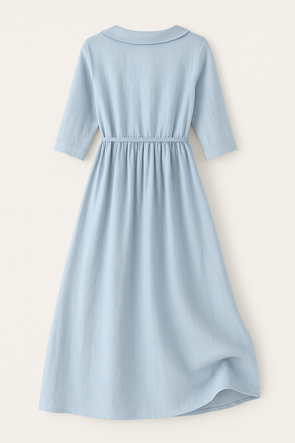 Sophie | Katoenen Jurk met Eenvoudige Elegantie voor Vrouwen 2