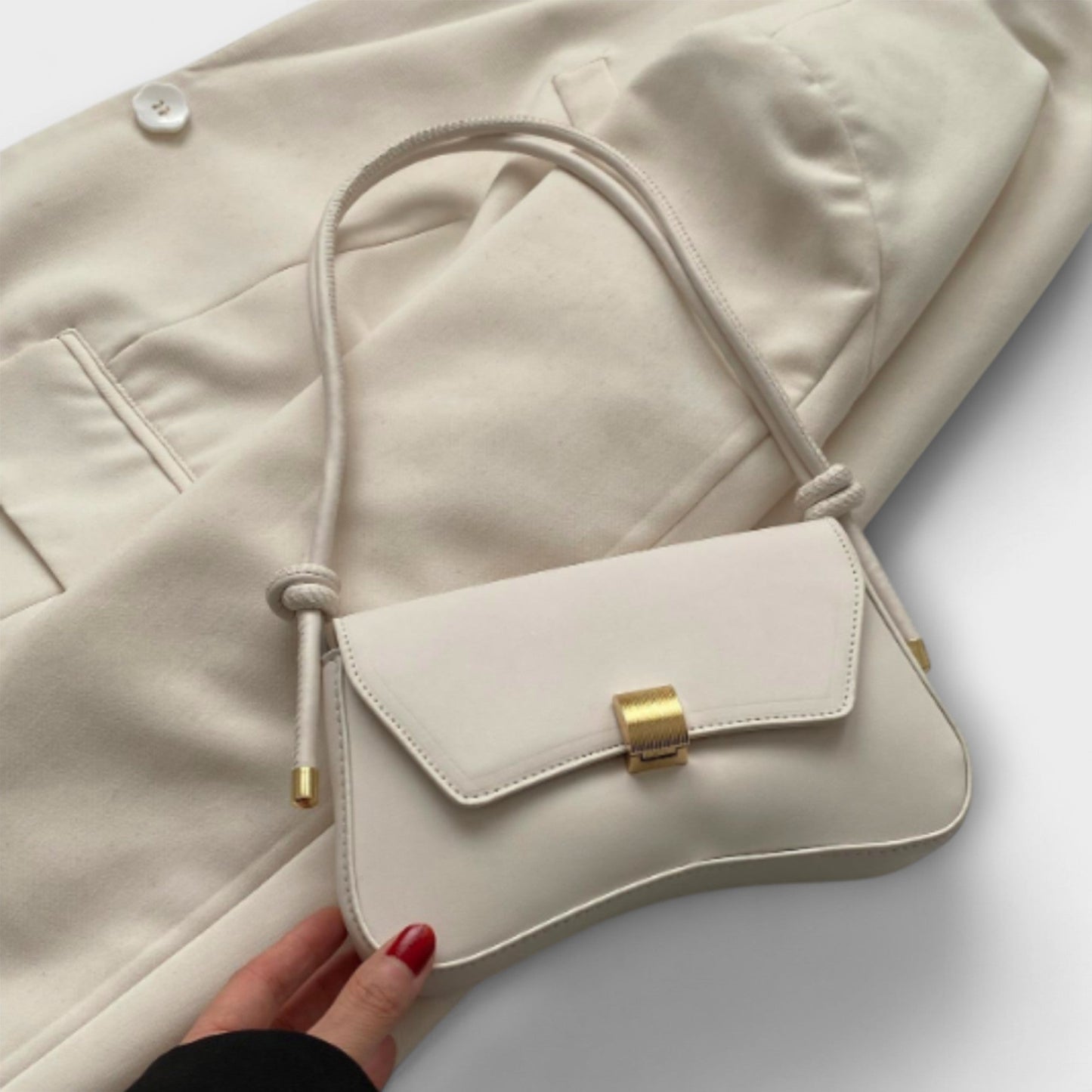 Sophie | Leren Schoudertas Dames met Verstelbare Riem en Chique Ontwerp 6