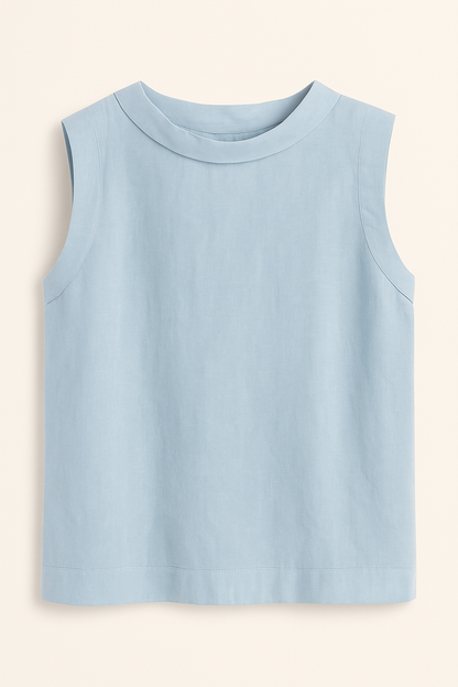 Sophie | Linnen Blouse met Korte Mouwen voor Dames 1