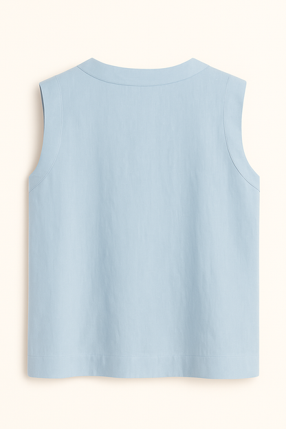 Sophie | Linnen Blouse met Korte Mouwen voor Dames 2