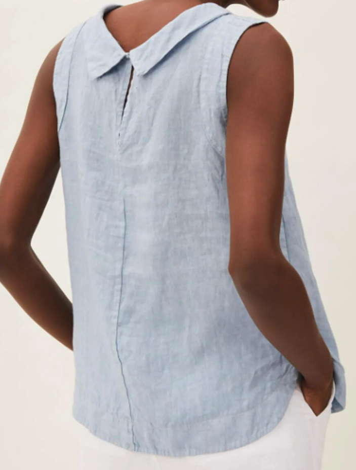 Sophie | Linnen Blouse met Korte Mouwen voor Dames 6