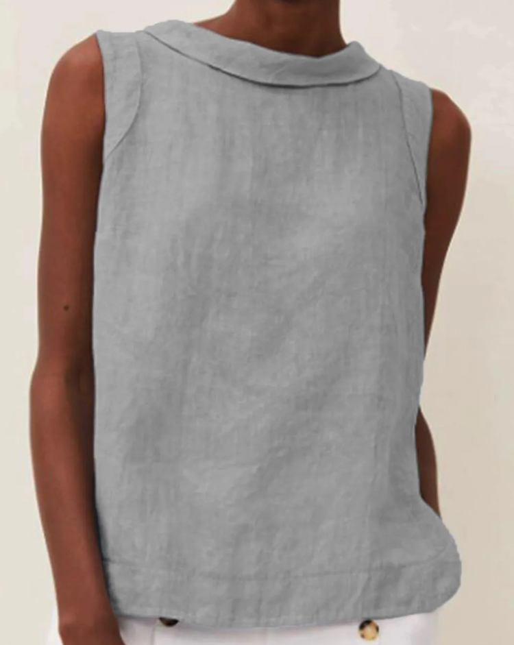 Sophie | Linnen Blouse met Korte Mouwen voor Dames 7