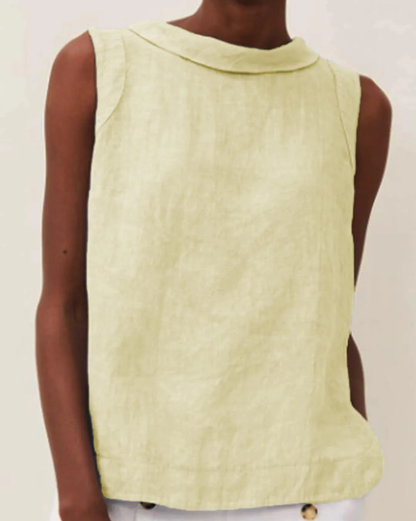 Sophie | Linnen Blouse met Korte Mouwen voor Dames 8
