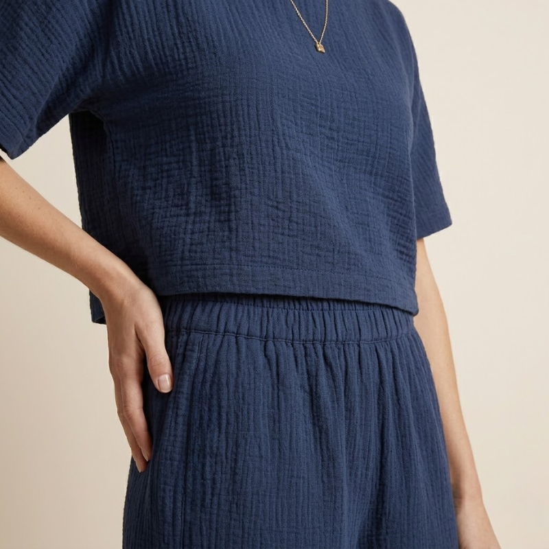 Sophie | Luchtige Co-ord Set met Wijde Broek voor Dames 2