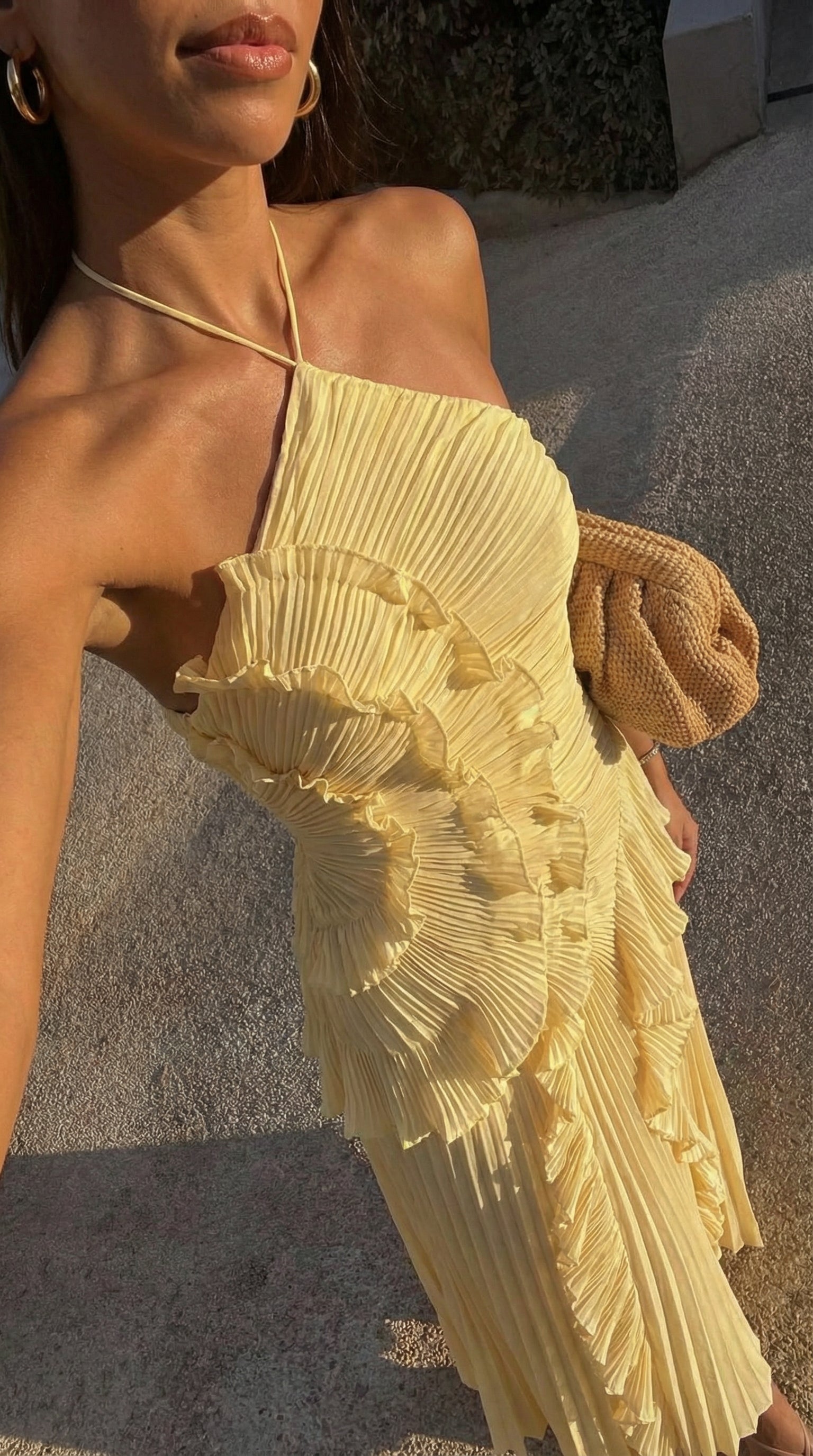 Sophie | Maxi Jurk Met Ruches Voor Dames - Elegante Lange Jurk Voor Speciale Gelegenheden 2