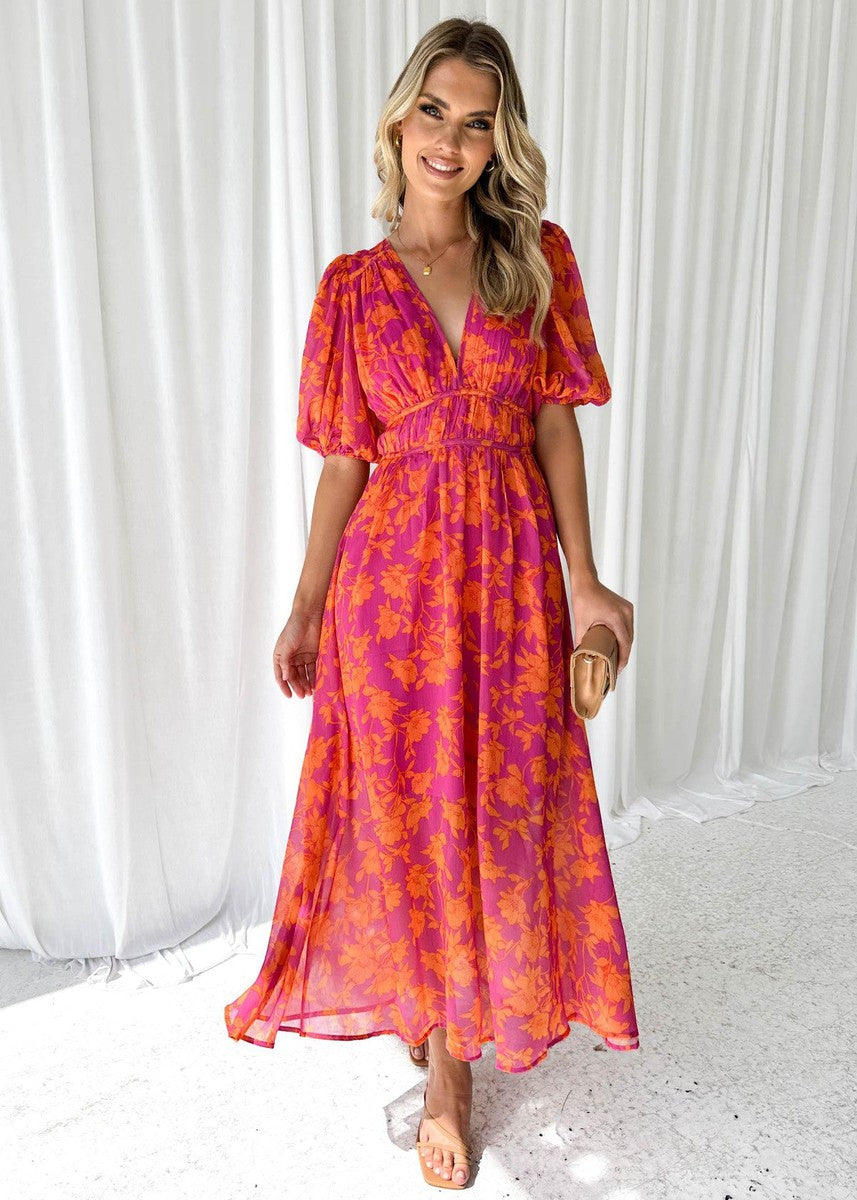 Sophie | Midi-Jurk Met Bloemenprint Voor Dames - Casual Zomerjurk 1