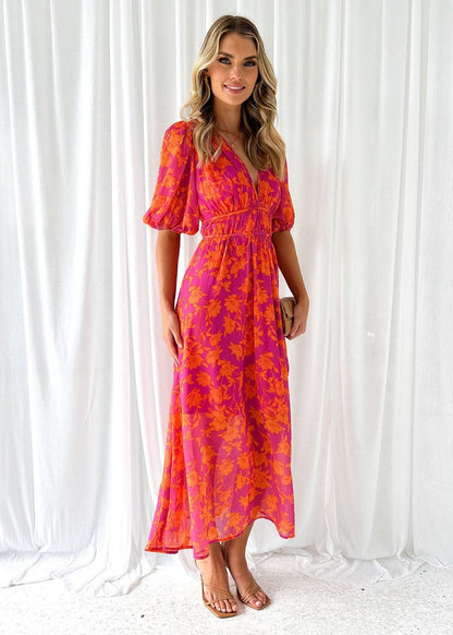 Sophie | Midi-Jurk Met Bloemenprint Voor Dames - Casual Zomerjurk 2