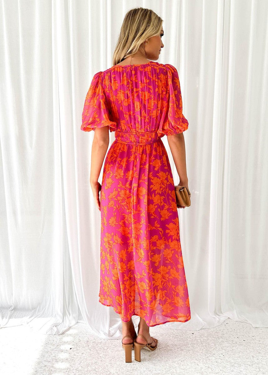 Sophie | Midi-Jurk Met Bloemenprint Voor Dames - Casual Zomerjurk 3