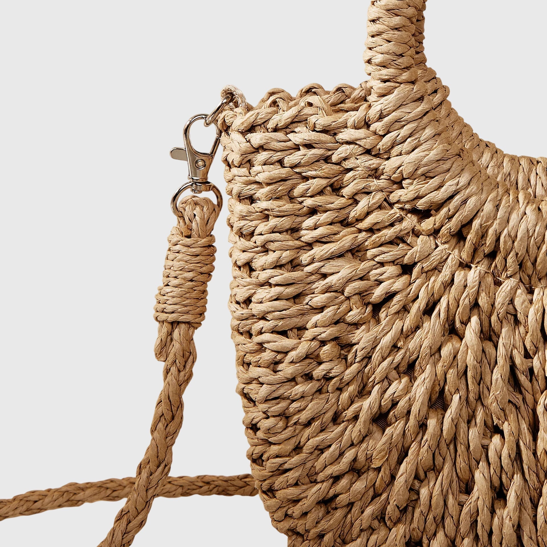 Sophie | Natuurlijk Geweven Zomerhandtas Dames met Verstelbare Riem en Compacte Silhouet 4