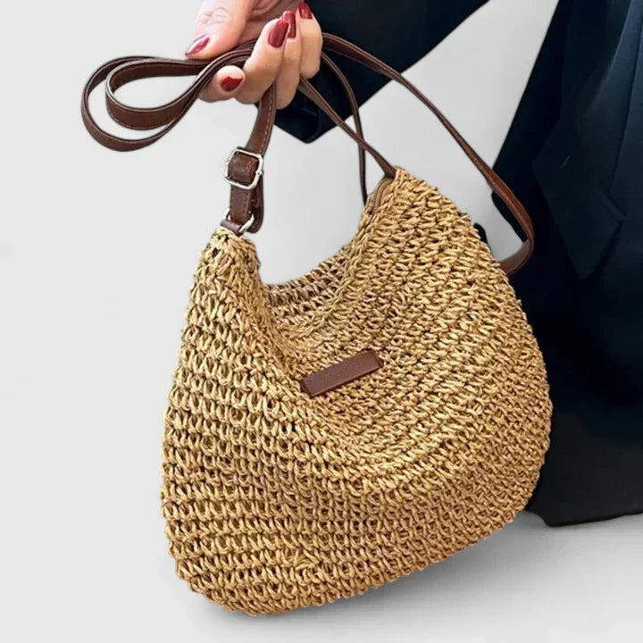 Sophie | Natuurlijke Zomerschoudertas met Verstelbare Riem voor Dames 3
