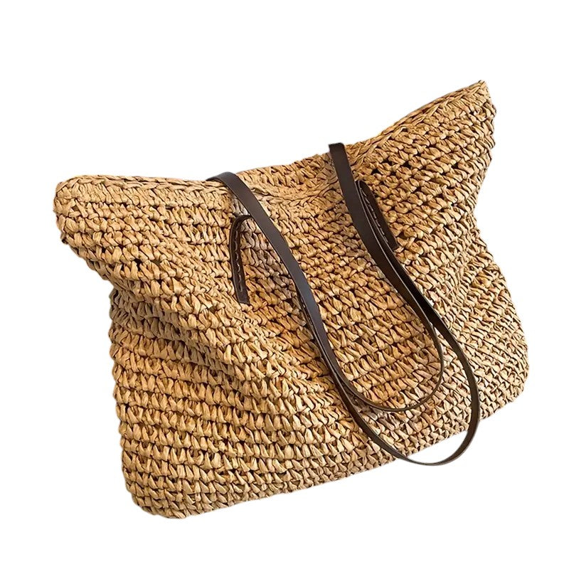 Sophie | Ruime Zomerstrandtas voor Dames met Geweven Ontwerp 6