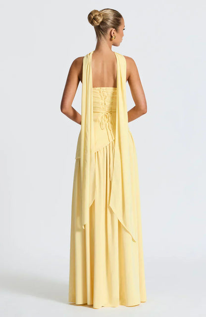 Sophie | Strapless Asymmetrische Maxi Jurk voor Dames met Split 2