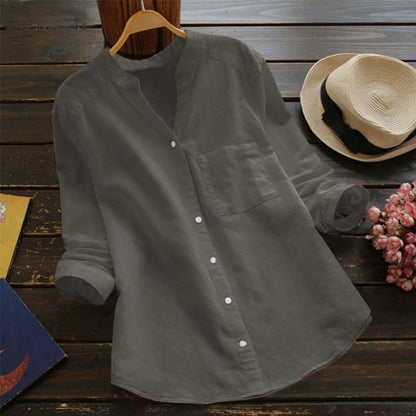 Sophie | Witte Dames Blouse Korte Mouw met Relaxte Pasvorm voor Zomer 4