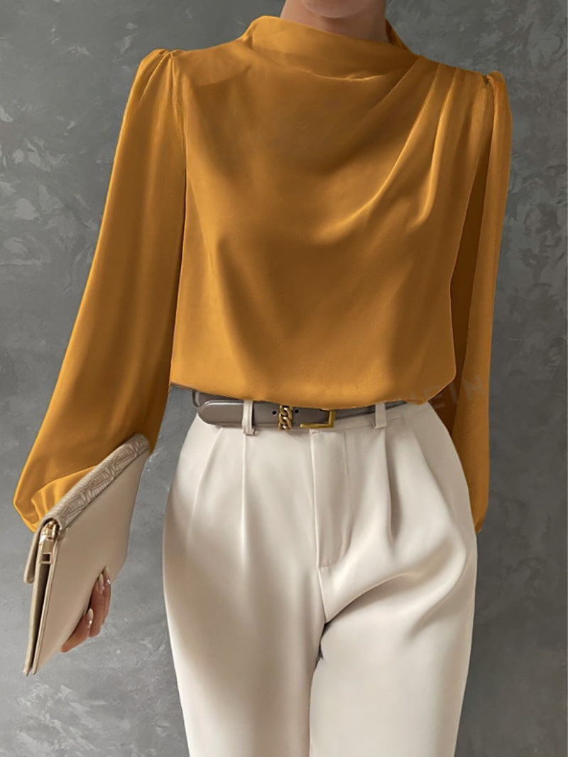 Sophie | Witte Dames Blouse Lange Mouw met Elegante Pasvorm 1