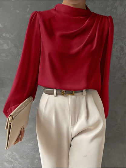 Sophie | Witte Dames Blouse Lange Mouw met Elegante Pasvorm 2