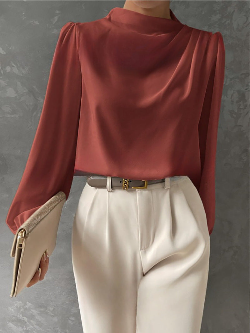 Sophie | Witte Dames Blouse Lange Mouw met Elegante Pasvorm 4