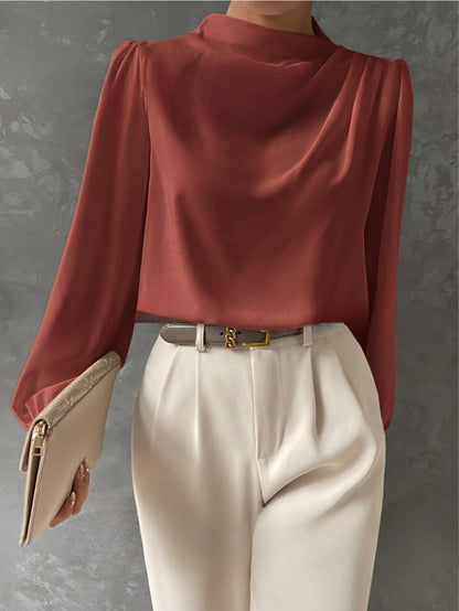 Sophie | Witte Dames Blouse Lange Mouw met Elegante Pasvorm 4