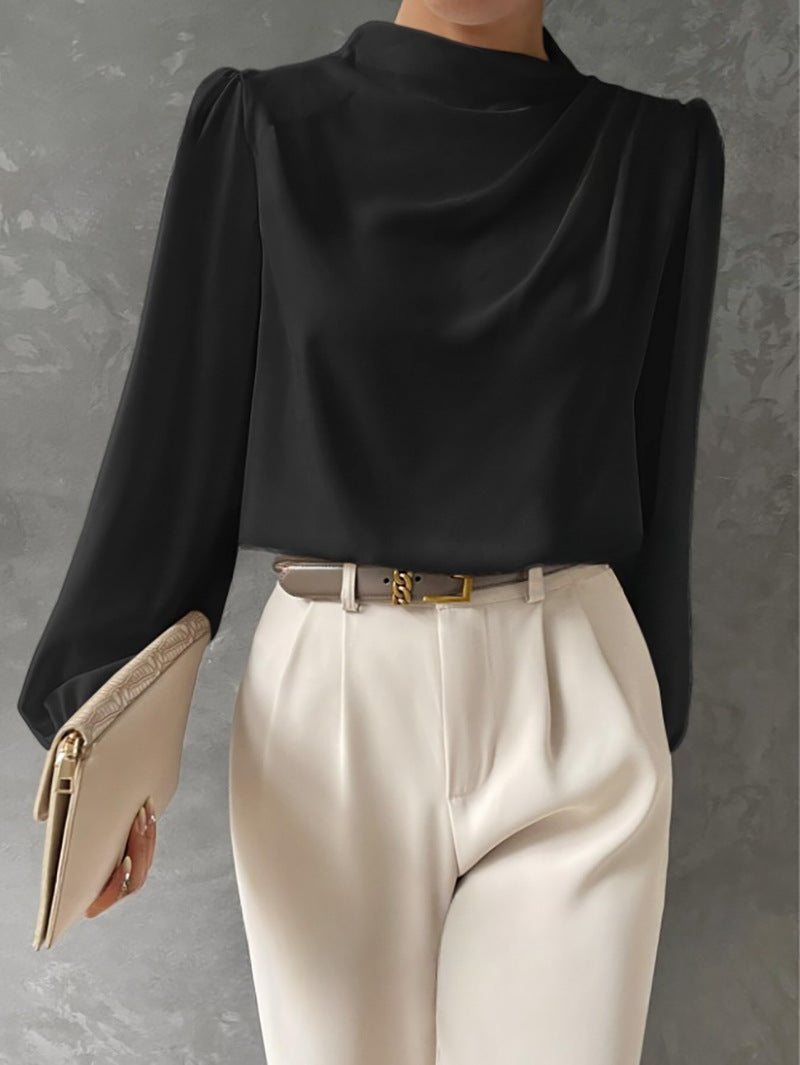 Sophie | Witte Dames Blouse Lange Mouw met Elegante Pasvorm 6
