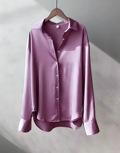 Sophie | Witte Dames Blouse Lange Mouw met Knoopsluiting en Elegante Afwerking 6