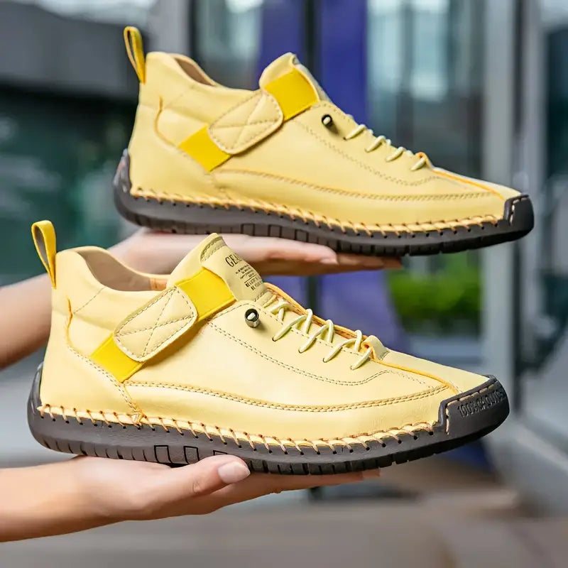 Sophie | Witte Dames Sneakers met Gestructureerd Bovenwerk en Comfortabele Veters 7