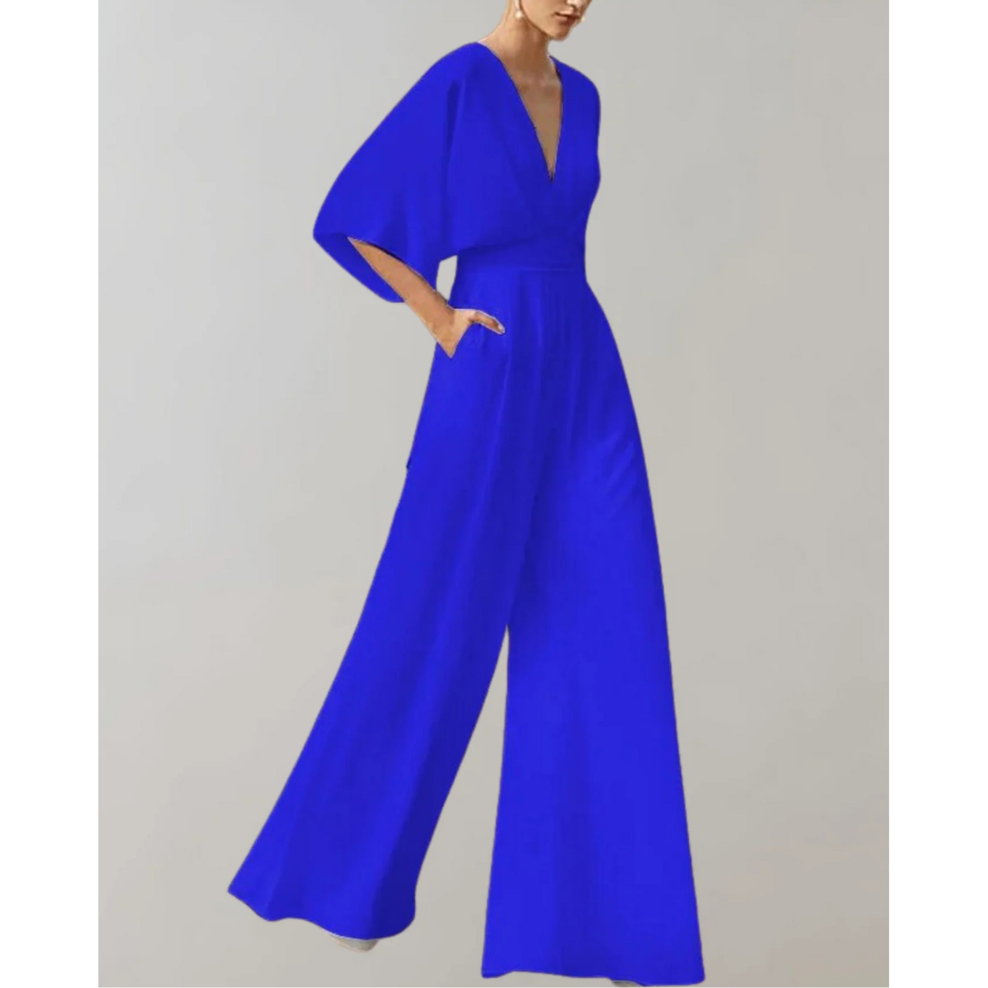 Sophie | Zwarte Dames Jumpsuit Feestelijk met Wijde Pijpen voor Elke Gelegenheid 8