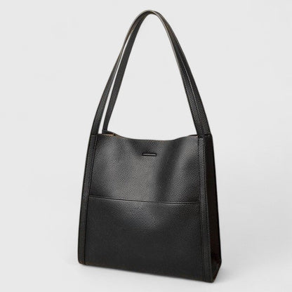Sophie | Zwarte Schoudertas Dames met Minimalistisch Ontwerp en Elegante Afwerking 2