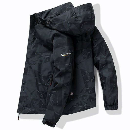 ARVIK waterdichte heren skijas met capuchon in sportief design