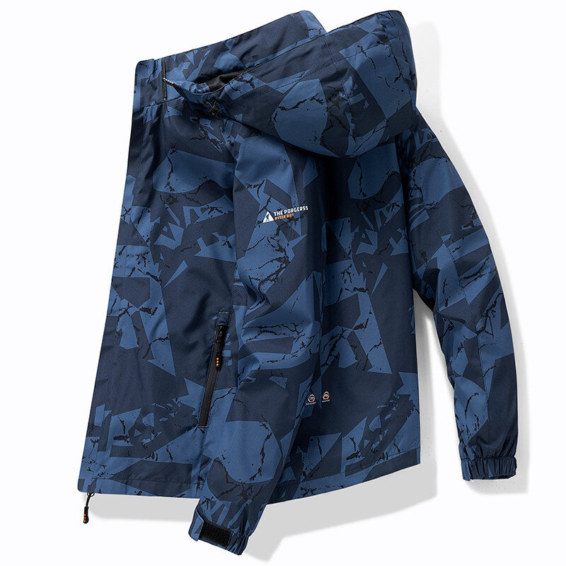 Heren winterjas ARVIK met windproof capuchon, vooraanzicht