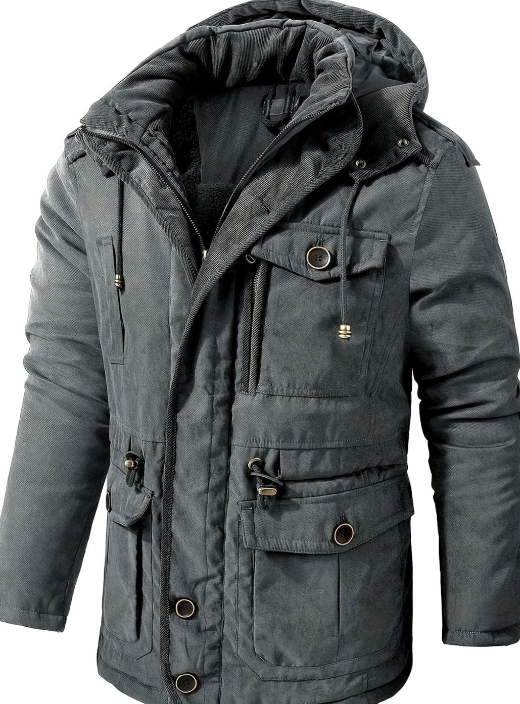 BOREN winterjas in verschillende kleuren weergegeven