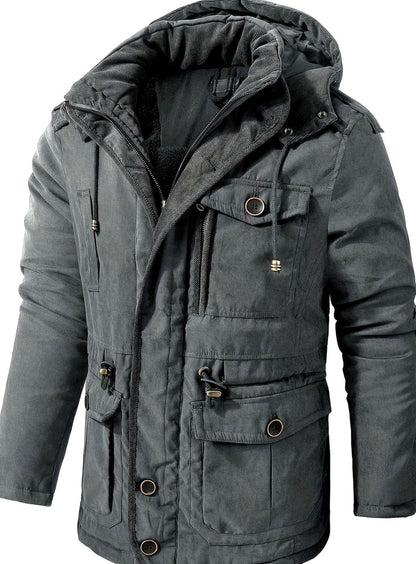 BOREN winterjas in verschillende kleuren weergegeven