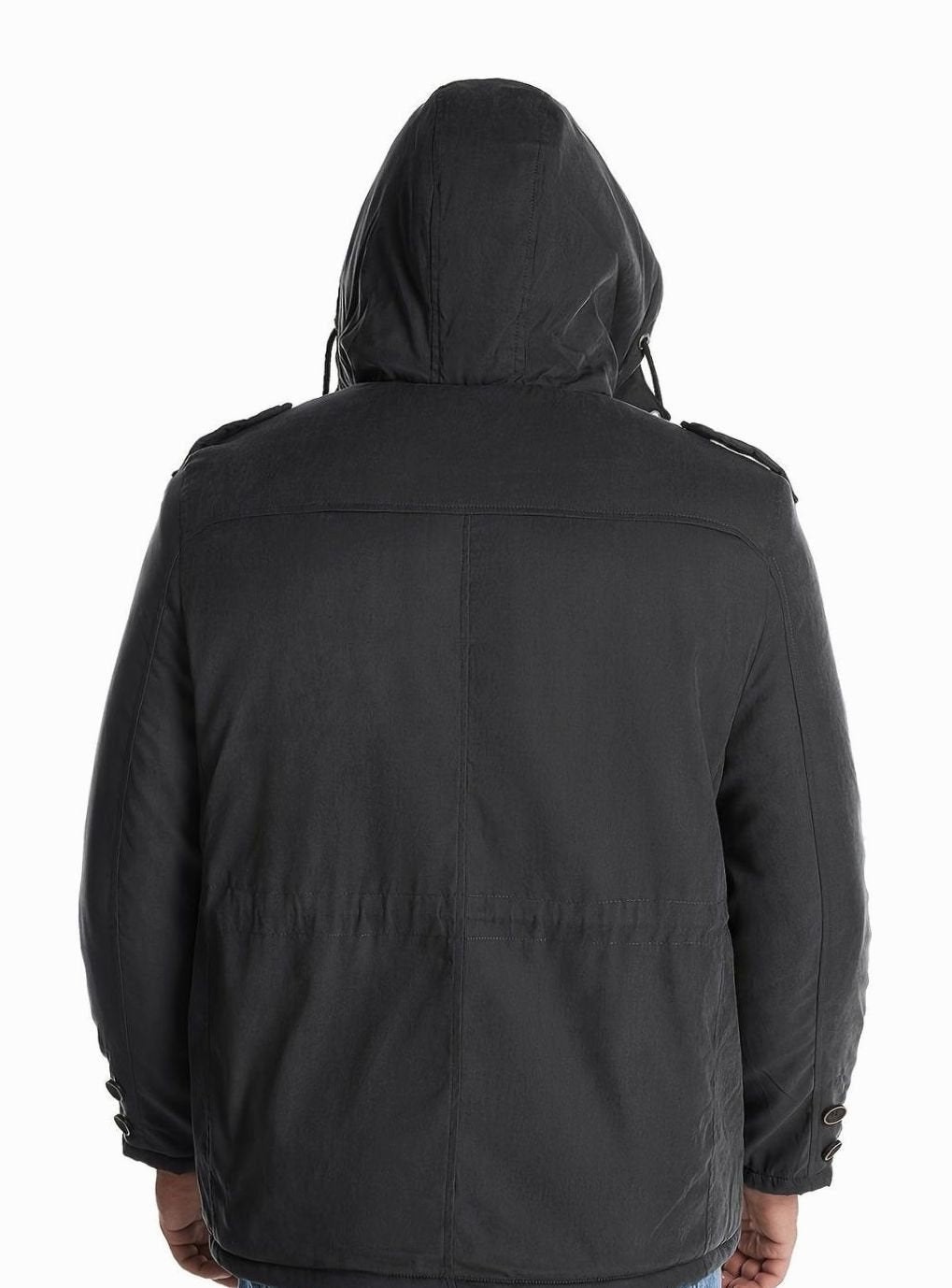 BOREN jas gecombineerd met casual outfit voor stadslook
